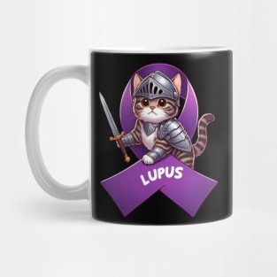 Cute Cat Lupus Awareness Warrior: Fighting for a Cause Mug